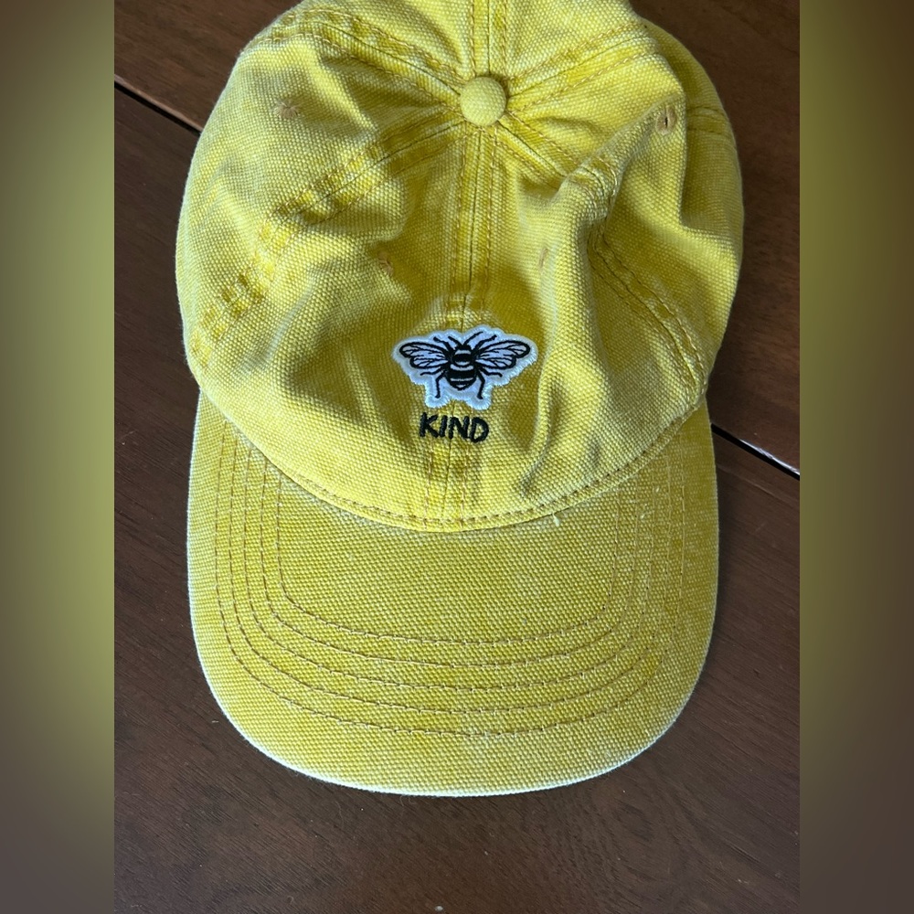 Yellow Bee Kind Hat